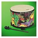 "Remo Kids Percussion, Floor Tom, 10"" Diameter with Mallet,  Rain Forest Fabric"