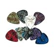 Fender 351 Premium Celluloid Guitar Picks, 12 Pack, Abalone, Thin