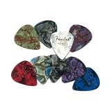 Fender 351 Premium Celluloid Guitar Picks, 12 Pack, Blue Moto, Heavy - B0002E2XFO