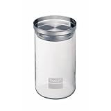 Bodum Yohki Airtight Glass Storage Jar with Stainless Steel Lid, 1.0 l, 34 oz. by Bodum