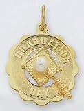 Graduation Day Charm with Pearl - XAC695