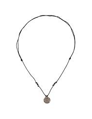 Pave Diamond Handmade Necklace Designer Charm Sterling Silver .925 Macrame Fashion Jewelry