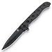 Columbia River Knife and Tool M16-01KZ 3-Inch Zytel Folding Knife with Autolawk and Spear Point Razor Edge Blade, Black