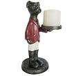 Bulldog Jockey Candle Holder