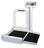 Detecto 495 Mechanical Wheelchair Scale, 400 lb Capacity x 1/4 lb Increment (Made in the USA)