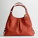 AUTHENTIC COACH LARGE LEATHER MAGGIE SHOULDER BAG 13902 (Cinnamon)