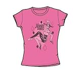 Harley Quinn Harley Quinn Juniors S/S T-shirt in Hot Pink by DC Comics