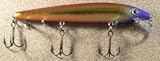 JLVLures JLV Shallow Suspending Minnow Purple Headed Demon : Husky Stickbait Lures Saltwater Freshwater Jerk Bass Smallmouth Steelhead Pike Muskie Salmon Trout Snook Striper Perch Whiper Snook Speckled Trevally, Mid- Depth Trolling Casting Hook Treble