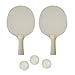 Franklin Sports 2 Player Glow-In-The-Dark Paddle Set