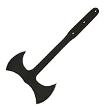 Double Bit Throwing Axe, Black Blade