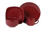 Gibson Sensations II 16 pc Dinnerware Set, Berry