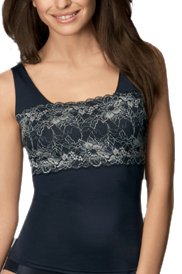 31M3jPg9J6L Flexees Womens Shapewear Chic Lace Bodice Camisole #5366