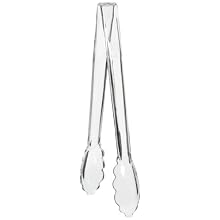 Carlisle 411207 Clear 11-3/4-Inch Carly Utility Tong (Case of 12)