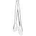 Carlisle 411207 Clear 11-3/4-Inch Carly Utility Tong (Case of 12)