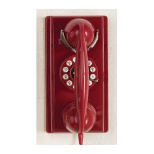 Vintage Wall Phone combines the look of vintage phone with modern conveniences. Stainless Steel