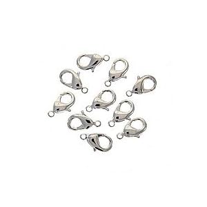 Beautiful-Silver-Plated-Curved-Lobster-Clasps-10mm-10-