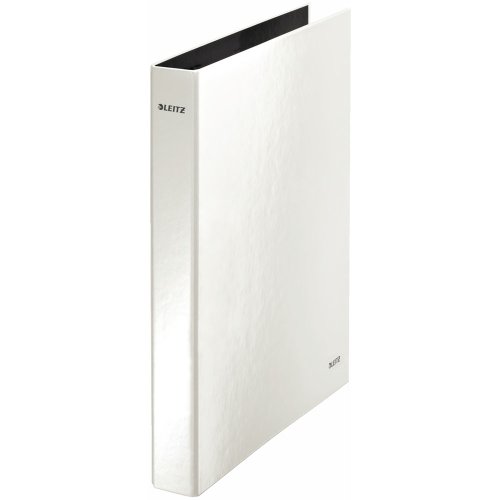 Leitz2 Ring Binder, Holds up to 230 Maxi Sheets, Wow Range, 40 mm Spine, 42410001 - A4, White