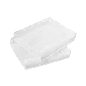 Honey-Can-Do SFT-01245 Storage Bag with Zipper, 2-Pack, White