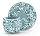 Italian Tuscan Design Teacup And Saucer Beautiful Kitchen And Dining Decor