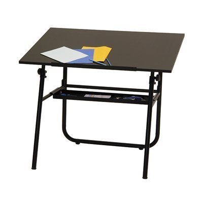 Studio Designs Ultima Fold-A-Way Table W/Tray (Black Base)