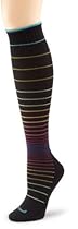 Sockwell Women's Circulator Compression Socks, Small/Medium, Black Stripe
