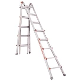 Little Giant 10203W Type II  Ladder System Extension Height 11'-19' Steppladder Height 5'-9'
