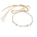 ULAPAN Wedding Hair Piece Wedding Hair Band Pearls Bridal Hair Piece Hairband Wedding Head Band, HP03 (HP03)