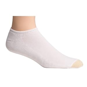 Gold Toe Men's Cotton Liner Athletic Sock, 6-Pack