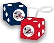 New England Patriots Fuzzy Dice - Football Sports Merchandise
