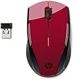 HP X3000 Wireless Mouse, Red (K5D26AA#ABL)