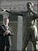 Jigsaw of SIR GEOFF HURST UNVEILS A STATUE OF TOFIC BEHRAMOV IN AZERBAIJAN from MirrorPrintStore