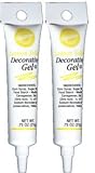 Yellow Cake Decorations (704-336) - Two (2) MESSAGE DETAIL Decorating Gel - Yellow