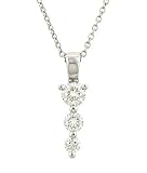 3 Round Graduated Diamond Pendant .51cttw (Chain Sep.)