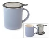 Whole Leaf Brew-in-mug W/sls Lid & Inf. 12 Oz. - Blue