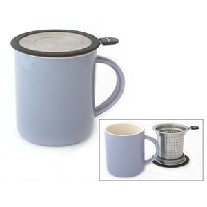 Whole Leaf Brew-in-mug W/sls Lid & Inf. 12 Oz. - Blue