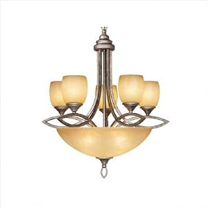 Pisces Chandelier in Lava Stone by Vaxcel