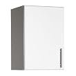 Elite Garage/Laundry Room Topper & Wall Cabinet with 1 Door In White Finish By Prepac Furniture