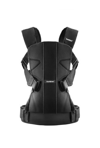 Babybjorn baby carrier one - black, cotton mix