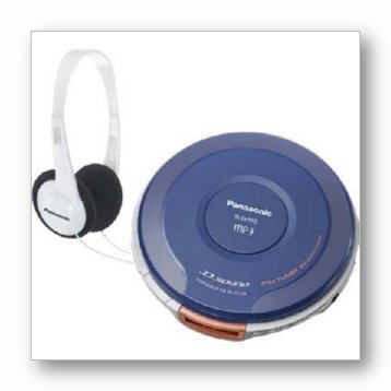Panasonic SL SV590 Portable CD Player and Headphones