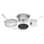 All-Clad Stainless 6-Piece Cookware Set with Nonstick Fry Pan
