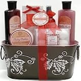 Aquaterra Bath Collection - Sugared Cranberry Mother's Day Gift Idea Christmas Gift Idea for Her, Birthday Gift Idea for Her