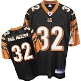 Cincinnati Bengals Rudi Johnson Sale Replica Youth Team Color Jersey (Medium)