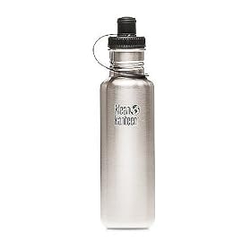 Klean Kanteen Sport Top Water Bottle Stainless 27OZ