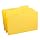 Smead 1/3-Cut File Folders, Heavy Duty Reinforced Tab, Legal Size, Yellow, 100 Per Box (17934)