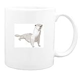 Mug with otter, mammal, animal, whisker, tail