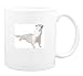 Mug with otter, mammal, animal, whisker, tail