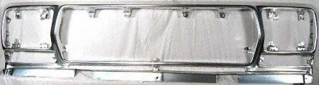 78-79 FORD BRONCO GRILLE FRAME SUV, Surround, Aluminum (1978 78 1979 79) 7731 D8TZ8200A