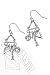 Guess Charm Dropper Earrings