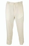 Polo Ralph Lauren Mens Linen Blend Pants 36W x 30L Ivory