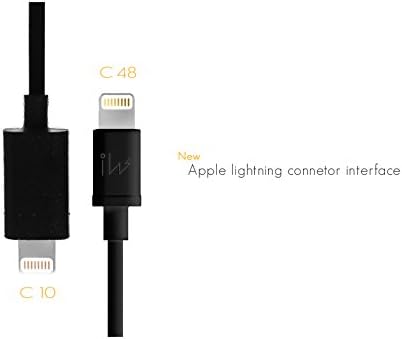 Apple MFI Certified ] Innowatt® 8 Pin Lightning to USB Sync Charger Data Cable Cord Data 6.5ft / 2m for iPhone 6, iPhone 6 Plus, iPhone 5s / 5c / 5, iPad Air / Mini / Mini2, iPad 4th Generation, iPod 5th Generation, and iPod Nano 7th Generation Charging and Syncing Compatible with All iOS Version